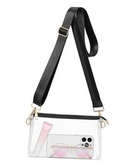 Clear Bag for Stadium Events, Clear Purses for Women Stadium Crossbody, A16