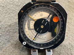 Vintage Sokkisha Tokyo Transit Compass in Leather Case