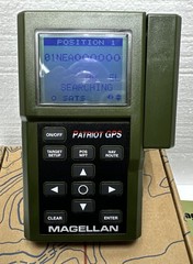 VTG Magellan Patriot GPS Satelite Navigator 1994 Box, Case & Manual Powers Up