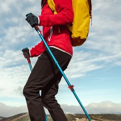 Trekking Pole External Lock Backpacking Accessories for Hiking Poles