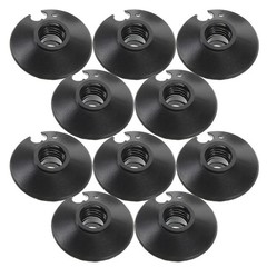30Pcs Reusable Hiking Pole Baskets Black Trekking Walking Stick Accessory
