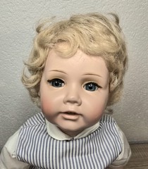 Wernicke Doll 42cm W.-Germany 1990/1 Human Hair Original Clothes Collectors