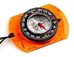 Orienteering Compass – Hiking Backpacking Compass – Advanced Scout Orange