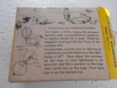 Vintage Pathfinders Lensatic Compass Original Box Model 23212 Taiwan