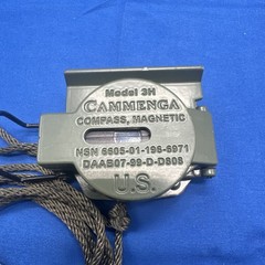USGI Cammenga Model 3H Lensatic Magnetic Military Compass And OD Case