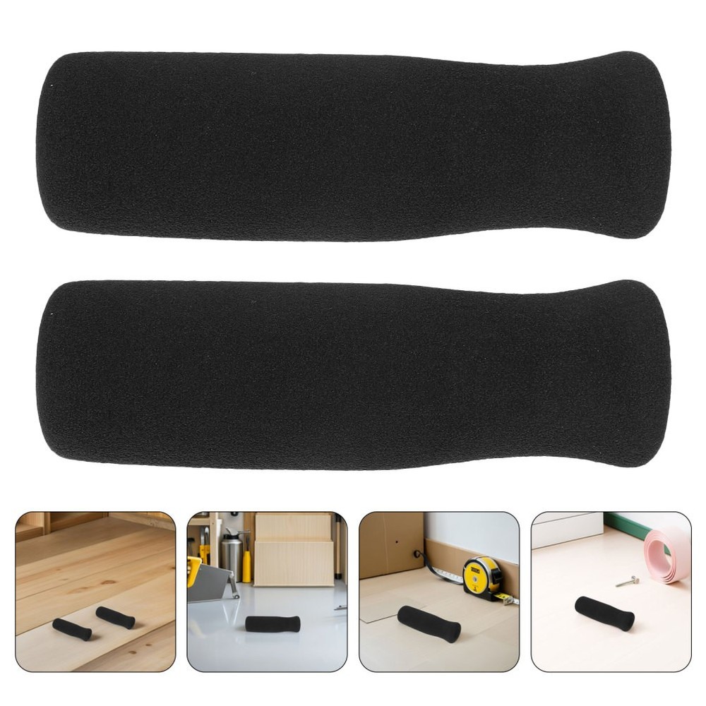 15Pcs Foam Walker Handle Cushioned Grips for Crutch Shock Absorbing Black