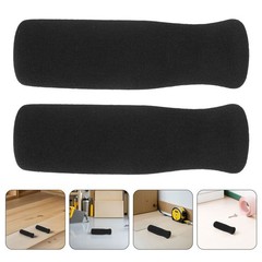 15Pcs Foam Walker Handle Cushioned Grips for Crutch Shock Absorbing Black