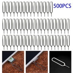 SIM Card Tray Ejector Pin Tools 500 Pack for Mobile Phone and Device Use