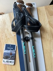 Leki Ultra Lite Lhasa Trekking Poles Aluminum 90-125cm New