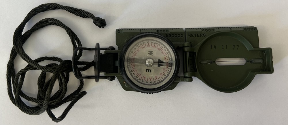 Genuine Cammenga Phosphorescent Military Compass, Made in USA Mode 27