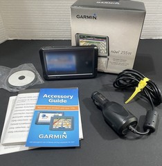 GARMIN nüvi 255W 4.3 inch GPS Navigator & Suction Cup Mount In Box EUC
