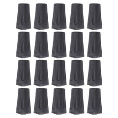 20Pcs Hiking Pole Tips Anti Slip 11mm Hole Reduce Wear Hiking Pole Ends NY