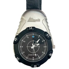Summit Clip-On Clock Pocket Watch Carabiner Compass Outdoors Camping Hiking Belt