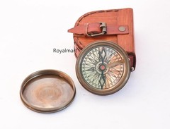 to My Husband I Love You, Brass Compass Engraved Gifts for Men, Bronze for Me…