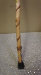 36″ DECORATIVE WOOD WALKING STICK OR CANE-USE OR DECORATION NOT COLLAPSIBLE