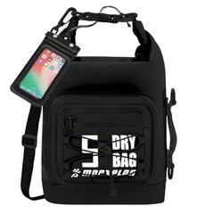MORXPLOR Dry Bag Waterproof,5L/10L/20L/30L/40L/55L Roll Top Dry 5Liter Black