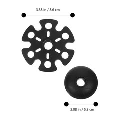 4Pcs Durable Rubber Climbing Trekking Pole Tips for Alpenstock Hiking