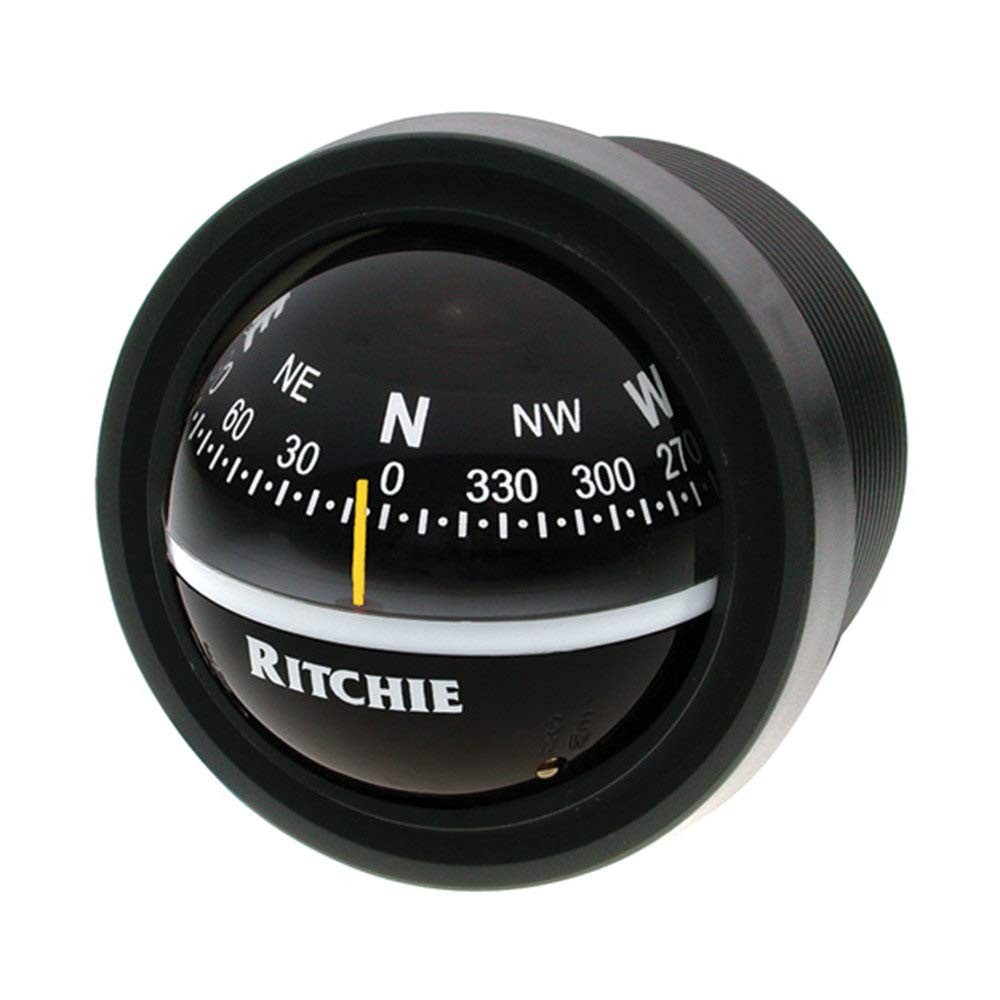 Explorer Compass Dash Mount Black Dial, One Size for Accurate Navigation