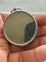 Vintage Liquid Filled Compass Japan Silver Color