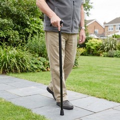 Lightweight Aluminum Alloy Walking Cane Adjustable Two Section Telescopic Pole