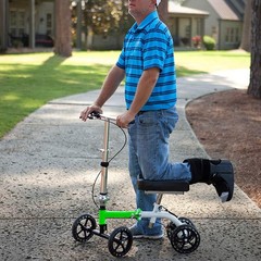 Knee Walker Cushion Cover Black Polyester Reusable for Leg Cart