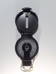 Vintage Engineer Directional Compass Lensatic Black 3″, display 1,75″