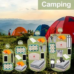 Dry Bag, Waterproof Floating and Lightweight Dry Bags, Roll Top Sack Orange-35L