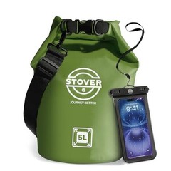 5/10/25/30/40/5Waterproof Dry Bag- Roll-Top Backpack w/Phone Case- 5L 5l Green