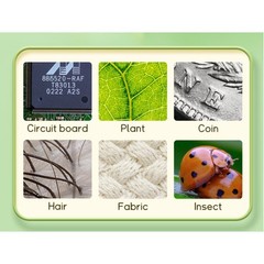 Portable 1000X Handheld Digital Microscope with for 2 Inch IPS Screen for