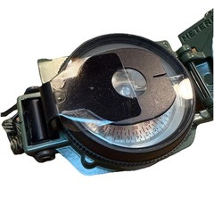 Cammenga Model 3h Tritium Lensatic Compass Olive Drab US Military Issue Pouch
