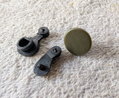 Lot of (3) GARMIN RINO 120 GPS power phone rubber and plastic covers