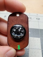 Leather Bushcraft/Survival Compass