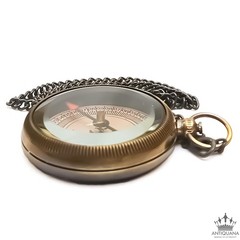 Brass Compass in Wooden & Leather Case 2025 Graduation Gift for Him, College…
