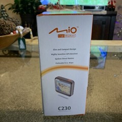 Mio Digi Walker Model C230 Portable GPS Navigation Text To Speech Powers On