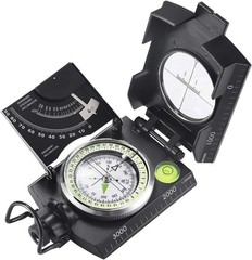 Multifunctional Night-Vision Compass with Inclinometer for Outdoor Adventures