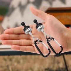 Large Size Multipurpose Magnetic Tent Holder Hooks Removable for Camping Use