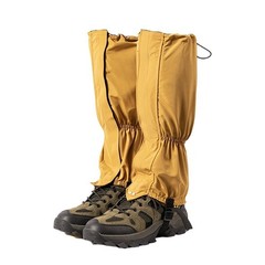 Adjustable Hiking Gaiters Boot Cover Anti Slip Elastic Middle Cord 135g