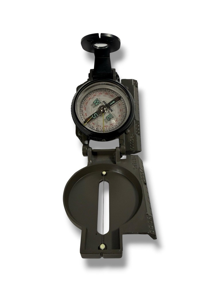 BRUNTON Lensatic Army Military Style Sighting Compass Hiking Camping Navigation