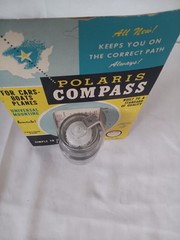 Vintage Polaris Compass Model no 100 Blackstone Manufacturing Original Packaging