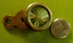 Vintage Marbles Gladstone Compass Lapel Pin Hunting Hiking Orienteering NO PIN