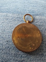 Antique Brass Compass Made In France