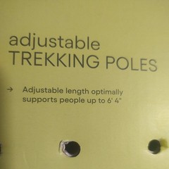 Set of All in Motion Twistlock Trekking Poles 90-135CM