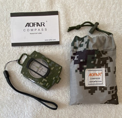 AOFAR AF-4580 Compass with pouch