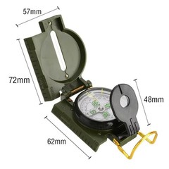 Military Camping Survival Marching Compass Plastic Pocket Army Style Navigation