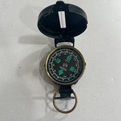 Vintage! Engineer Lensatic Directional Compass brass Traveling Hiking Boating