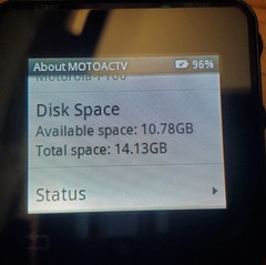 MOTOACTV 16GB Golf Edition USB GPS MP3 Android Rooted Custom ROM GREAT CONDITION