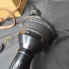 Vintage 1950s Weems & Plath Hand Bearing Compass With Wood Case And Strap