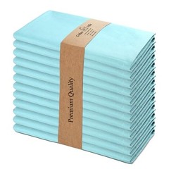 Easter Napkins Color Cloth Napkins (Set of 12) 20″ x 20″ (Set of 12) Aqua