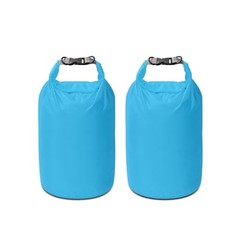 Dry Bag Set, Waterproof Small Lightweight Dry Bags for Paddle 20L 2Pack Blue