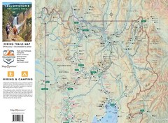 Yellowstone National Park GPS Hiking Trail Maps